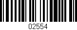 Código de barras (EAN, GTIN, SKU, ISBN): '02554'