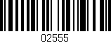 Código de barras (EAN, GTIN, SKU, ISBN): '02555'