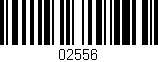 Código de barras (EAN, GTIN, SKU, ISBN): '02556'