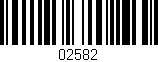 Código de barras (EAN, GTIN, SKU, ISBN): '02582'