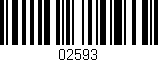 Código de barras (EAN, GTIN, SKU, ISBN): '02593'