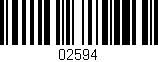 Código de barras (EAN, GTIN, SKU, ISBN): '02594'