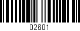 Código de barras (EAN, GTIN, SKU, ISBN): '02601'