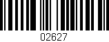 Código de barras (EAN, GTIN, SKU, ISBN): '02627'