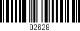 Código de barras (EAN, GTIN, SKU, ISBN): '02628'