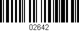 Código de barras (EAN, GTIN, SKU, ISBN): '02642'