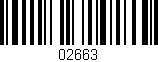 Código de barras (EAN, GTIN, SKU, ISBN): '02663'