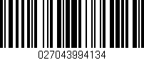 Código de barras (EAN, GTIN, SKU, ISBN): '027043994134'