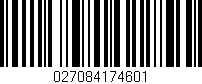 Código de barras (EAN, GTIN, SKU, ISBN): '027084174601'