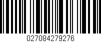 Código de barras (EAN, GTIN, SKU, ISBN): '027084279276'