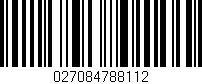 Código de barras (EAN, GTIN, SKU, ISBN): '027084788112'