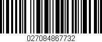 Código de barras (EAN, GTIN, SKU, ISBN): '027084867732'