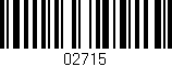 Código de barras (EAN, GTIN, SKU, ISBN): '02715'