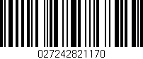 Código de barras (EAN, GTIN, SKU, ISBN): '027242821170'