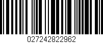 Código de barras (EAN, GTIN, SKU, ISBN): '027242822962'