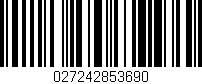 Código de barras (EAN, GTIN, SKU, ISBN): '027242853690'