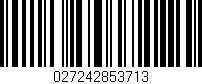 Código de barras (EAN, GTIN, SKU, ISBN): '027242853713'