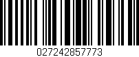 Código de barras (EAN, GTIN, SKU, ISBN): '027242857773'