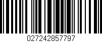 Código de barras (EAN, GTIN, SKU, ISBN): '027242857797'