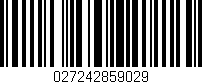 Código de barras (EAN, GTIN, SKU, ISBN): '027242859029'