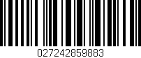 Código de barras (EAN, GTIN, SKU, ISBN): '027242859883'