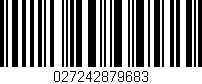 Código de barras (EAN, GTIN, SKU, ISBN): '027242879683'