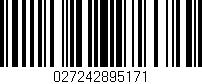 Código de barras (EAN, GTIN, SKU, ISBN): '027242895171'