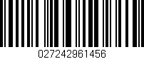 Código de barras (EAN, GTIN, SKU, ISBN): '027242961456'