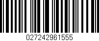 Código de barras (EAN, GTIN, SKU, ISBN): '027242961555'