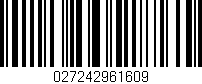 Código de barras (EAN, GTIN, SKU, ISBN): '027242961609'