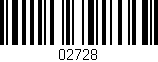 Código de barras (EAN, GTIN, SKU, ISBN): '02728'