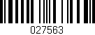 Código de barras (EAN, GTIN, SKU, ISBN): '027563'