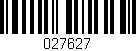 Código de barras (EAN, GTIN, SKU, ISBN): '027627'