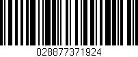 Código de barras (EAN, GTIN, SKU, ISBN): '028877371924'
