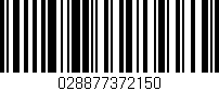 Código de barras (EAN, GTIN, SKU, ISBN): '028877372150'