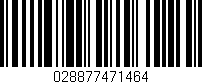 Código de barras (EAN, GTIN, SKU, ISBN): '028877471464'