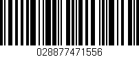 Código de barras (EAN, GTIN, SKU, ISBN): '028877471556'