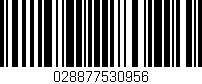 Código de barras (EAN, GTIN, SKU, ISBN): '028877530956'