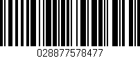 Código de barras (EAN, GTIN, SKU, ISBN): '028877578477'