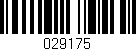 Código de barras (EAN, GTIN, SKU, ISBN): '029175'