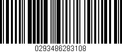 Código de barras (EAN, GTIN, SKU, ISBN): '0293486283108'