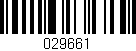 Código de barras (EAN, GTIN, SKU, ISBN): '029661'