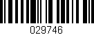 Código de barras (EAN, GTIN, SKU, ISBN): '029746'