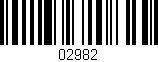 Código de barras (EAN, GTIN, SKU, ISBN): '02982'