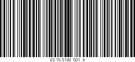 Código de barras (EAN, GTIN, SKU, ISBN): '03.15.0199_001_4'