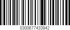 Código de barras (EAN, GTIN, SKU, ISBN): '0300677433942'