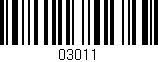 Código de barras (EAN, GTIN, SKU, ISBN): '03011'