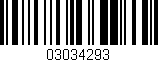 Código de barras (EAN, GTIN, SKU, ISBN): '03034293'
