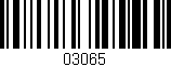 Código de barras (EAN, GTIN, SKU, ISBN): '03065'