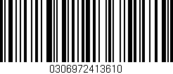 Código de barras (EAN, GTIN, SKU, ISBN): '0306972413610'